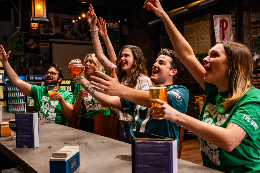 The Best Bar To Watch Football in Philadelphia: Evil Genius Beer Company