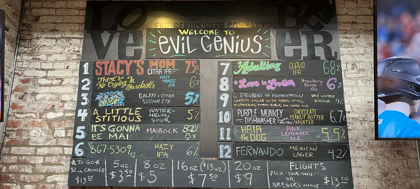 Evil Genius Taplist
