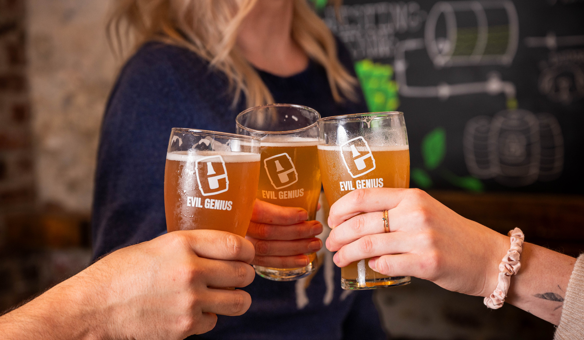 The Best Brewery For Dry January is at Evil Genius!