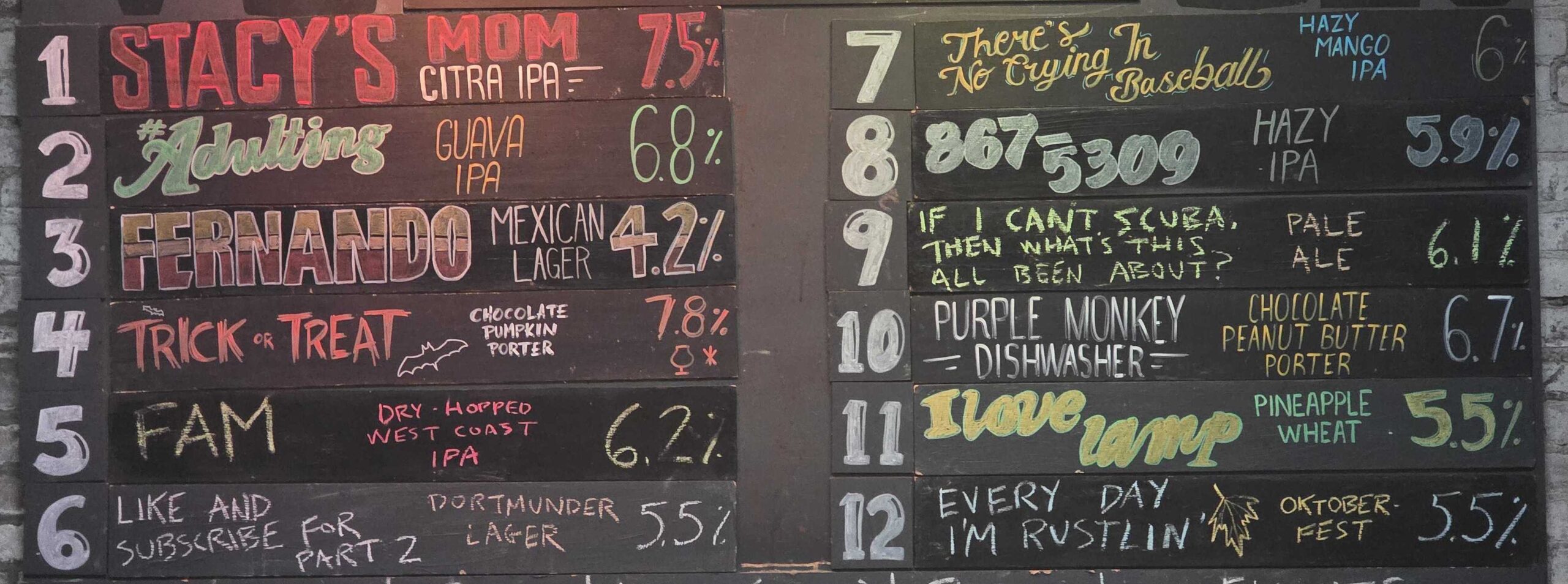Evil Genius Taplist